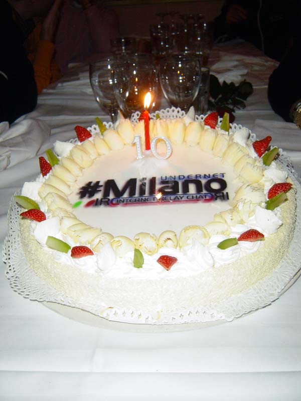 Torta 10 Anni IRC Milano 2